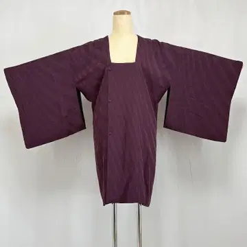 백합꽃 도행 코트 리버서블 문 크레이프 원단 세미롱 순수 실크 K703