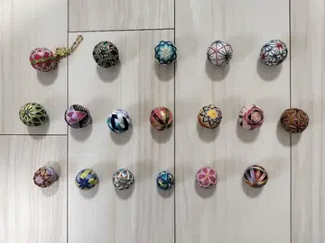 미니 손뜨개 공 세트