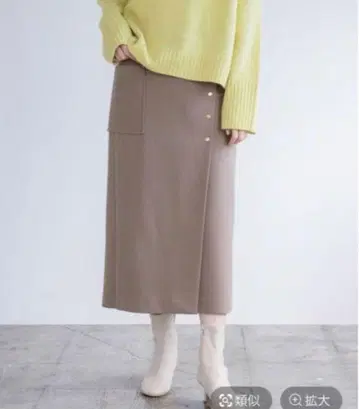 아파트 바이 로리즈 브라운 타이트 스커트