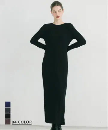 베이스먼트 온라인 맥시 원피스 TALL 사이즈 BLACK