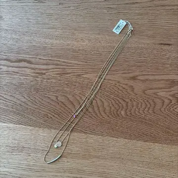 최종 가격 미사용 새상품 Vlas Blomme 3연 목걸이 루비 놋쇠