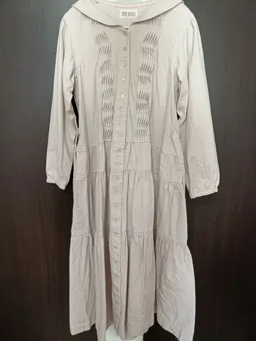 핑크하우스 세일러 카라 티어드 원피스