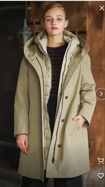 [ 미사용 새상품 ] 드레스트리 3way 다운 라이너 코트