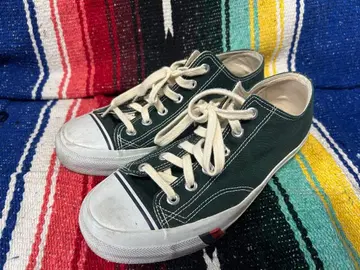 PRO-Keds 다크 그린 로우컷 스니커즈
