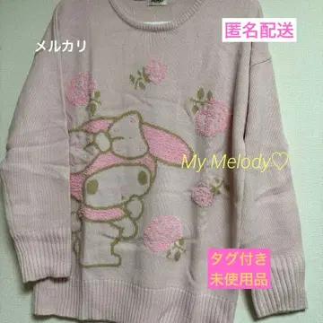 산리오 마이멜로디 스웨터 [택 포함 미사용품] 오토나 니트