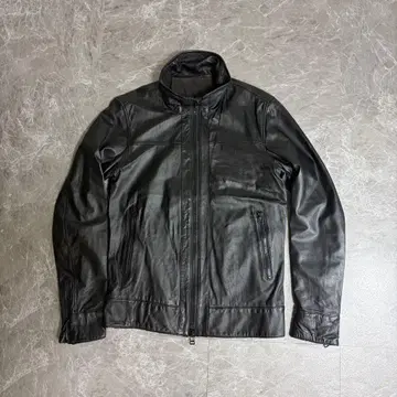 ships 블랙 가죽 자켓 구제 의류 양가죽 남성용