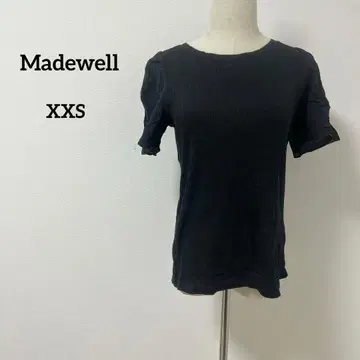 [ 하나뿐인 ] Madewell 블랙 반팔 T셔츠 XXS