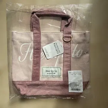 한정판 herlipto HLT mini tote Bordeaux 핑크