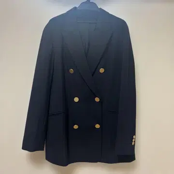 23구 네이비 테일러드 자켓 골드 버튼