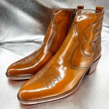 네바다 NEVADA 부츠/27.0cm/웨스턴 부츠/가죽 신발/브라운