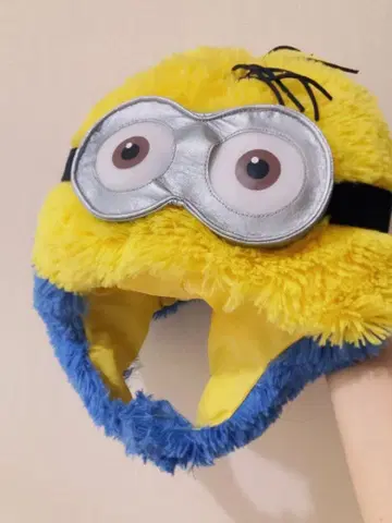 미니언 플리스 모자