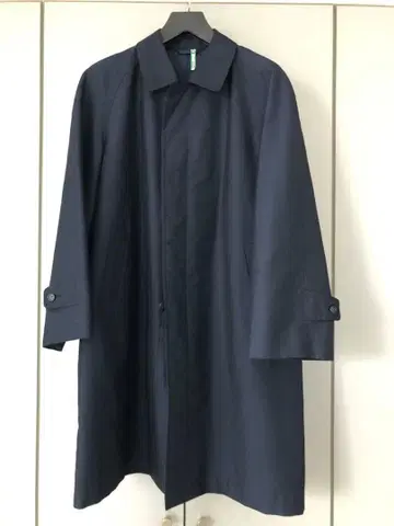 새상품급 스테디셀러 스텐카라 코트 약한 광택 네이비 원단 넉넉한 L~LL