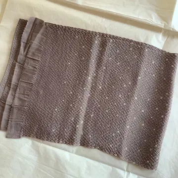 물방울 패턴 오비 장식 천