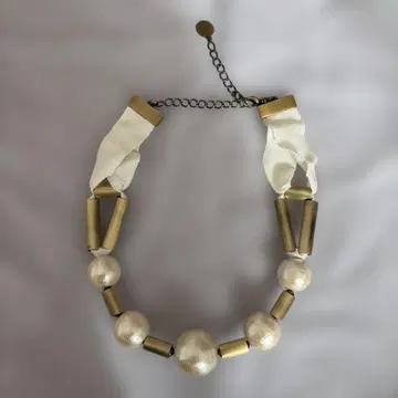 EPOCA 골드 화이트 목걸이