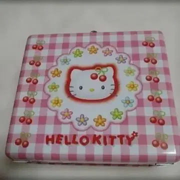 헬로키티 체크 카오하나키티 체리키티 트렁크형 당시물