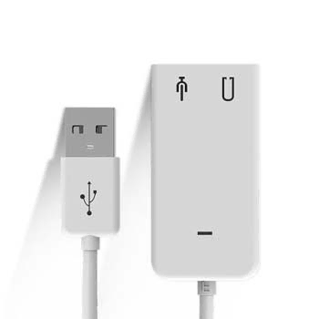 USB 7.1 Channel Virtual Sound Card External Audio Converter
