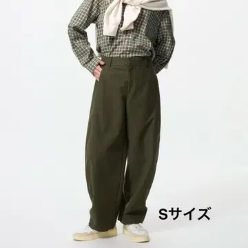 [ S 사이즈 ] 저지 배럴 레그 팬츠