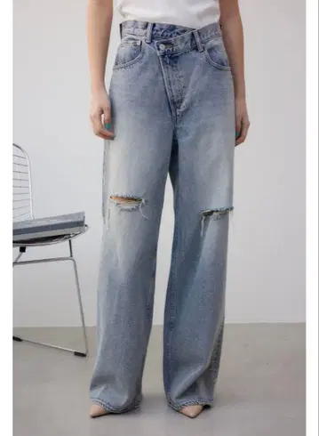 AZUL BY MOUSY 데미지 데님 S