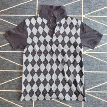 MICHEL KLEIN homme 아가일 무늬 피케 셔츠