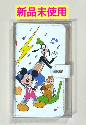 폭풍을 여행하는 전시회 미키 스마트폰 케이스 L 화이트