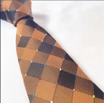 [Paul Smith (폴스미스)] 체크 무늬 멀티 도트 실크 넥타이