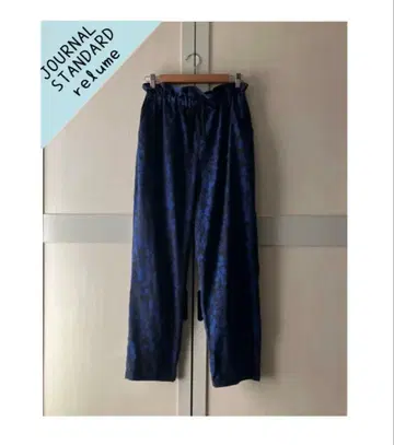 저널 스탠다드 리룸 바이컬러 플라워 이지 팬츠