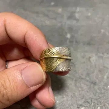 고로즈 선금 페더 반지 17호