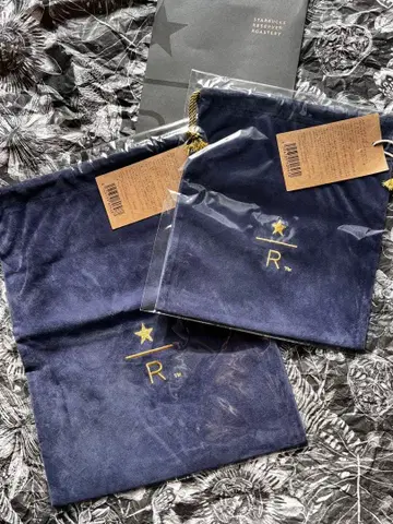 스타벅스 리저브 드로우 스트링 파우치 S 사이즈 L 사이즈 복조리