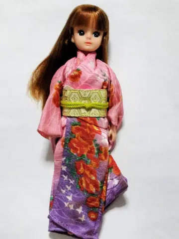 3대 리카짱 기모노 쇼와 레트로