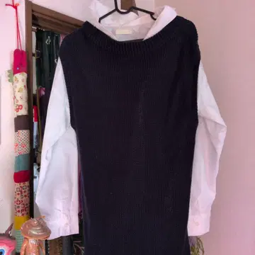 [ earth ] 블라우스&니트 세트