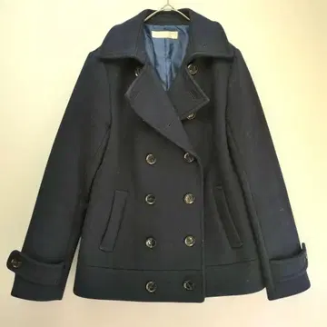 새상품급 NATURALBEAUTY BASIC 피코트 네이비 S