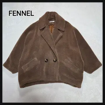[컨디션 최상] FENNEL 볼륨 보아 아우터 숏코트 9호