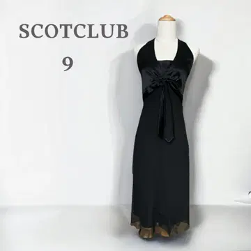 스콧 클럽 블랙 드레스 원피스 포멀 일본제 야마다야