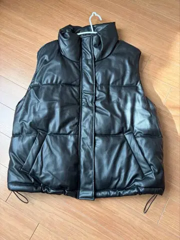 GRL 가죽 다운 베스트 미사용 새상품