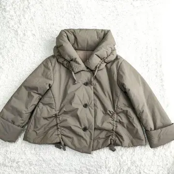 자우 패딩 자켓 그레이지 개더 볼륨 컬러 센소유니코