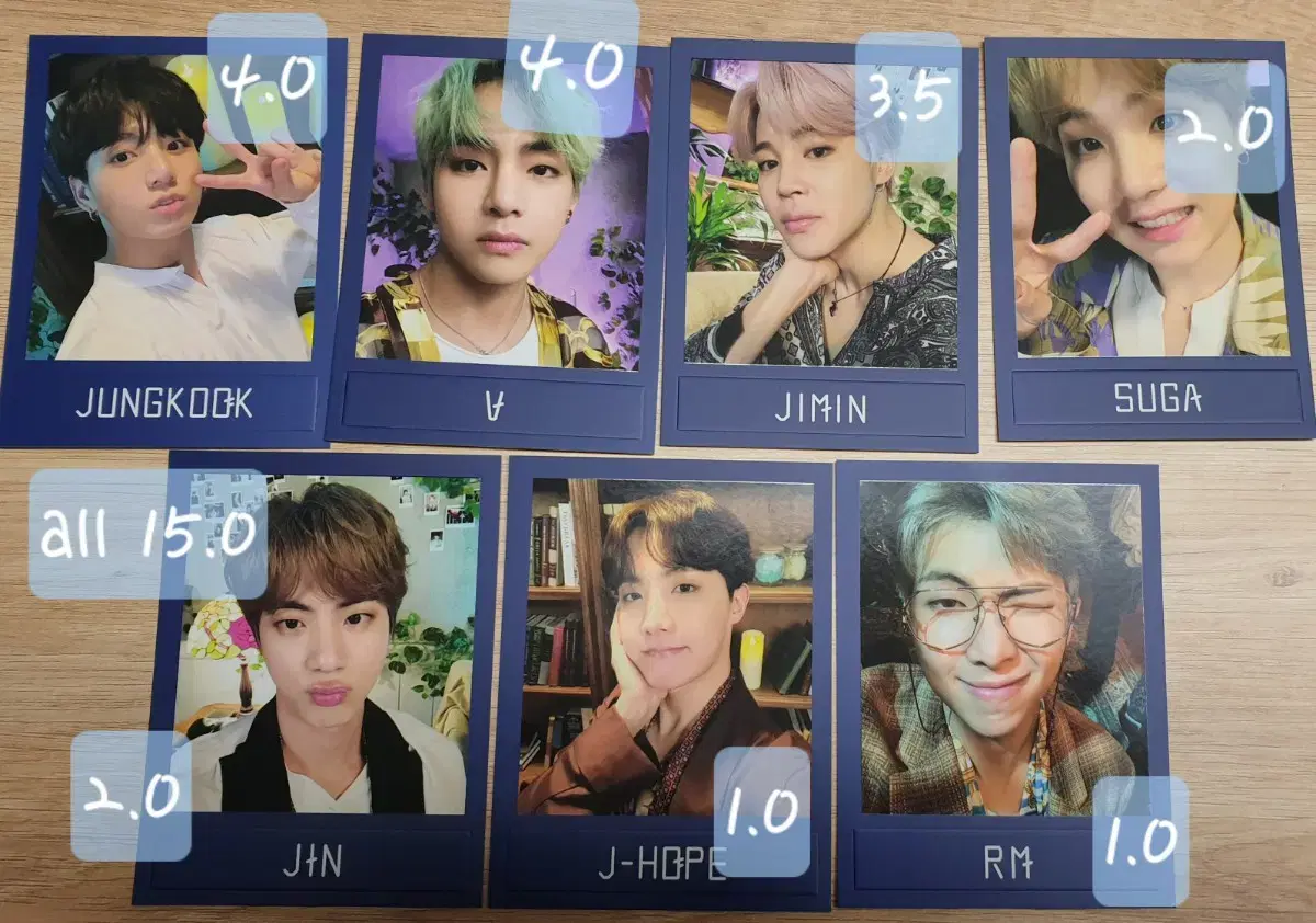 Bangtan Bts Magic Shop Merch Mood Lamp Poca Namjun Taehyung Jungkook Jimin Seokjin Hoseok