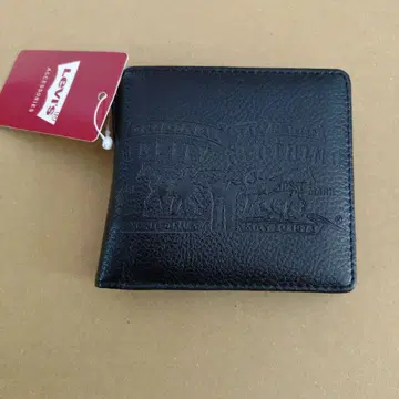 Levi's 블랙 [ 상품 ] 이단 접이식 지갑