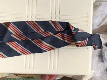 Johnston & Murphy 넥타이 네이비 스트라이프