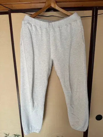 LOOPWHEELER BEAMS 스웨트 팬츠 L 오트밀