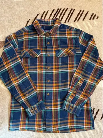 patagonia 체크 무늬 플란넬 셔츠 S