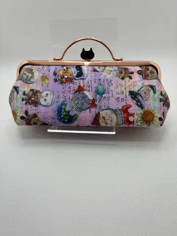 무지개 고양이 도서 본부 16.5cm 금속 장식 안경 케이스