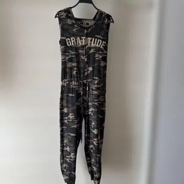 [카모 패턴] 후드 부착 살로펫 M 사이즈