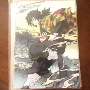 귀멸의 칼날 ufotable 스크래치 카드 토미오카 기유 스크래치 완료