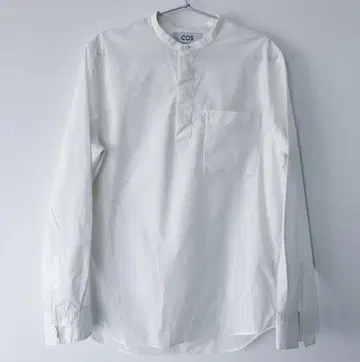 COS 코스 밴드 카라 셔츠 화이트 XS