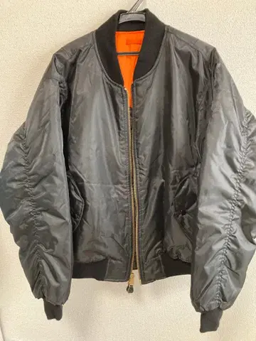 MA-1 스타일 자켓 블랙