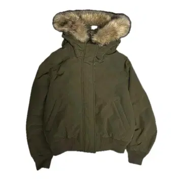 퍼가 달린 플라이트 자켓