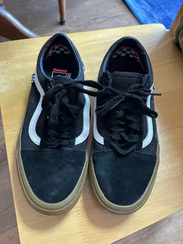 VANS 프로 PopCush 블랙/화이트 스니커즈