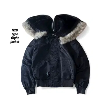 archive N2B type flight jacket y2k BLK