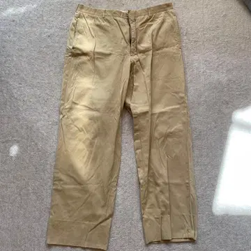 베이지 슬림핏 치노 팬츠 36R