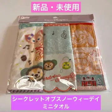 시크릿 오브 스노위 데이 더피 앤 프렌즈 굿즈 미니 타월